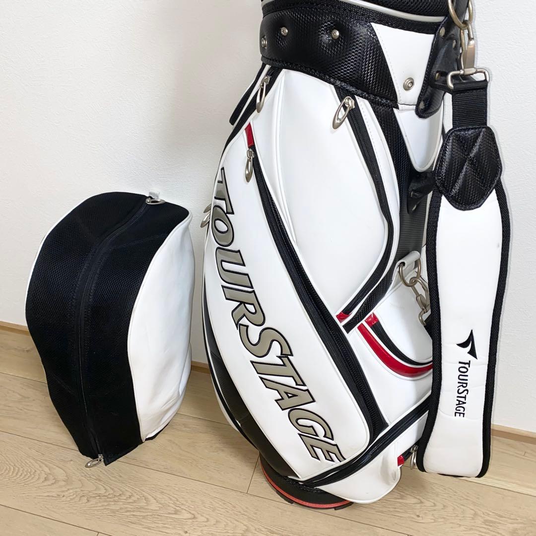 お得☆TOURSTAGEゴルフクラブ フルセット☆メンズ初心者キャディバッグ付S