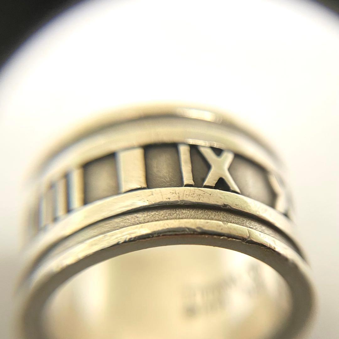 ティファニー　アトラスワイドリング　925 シルバーリング　10号