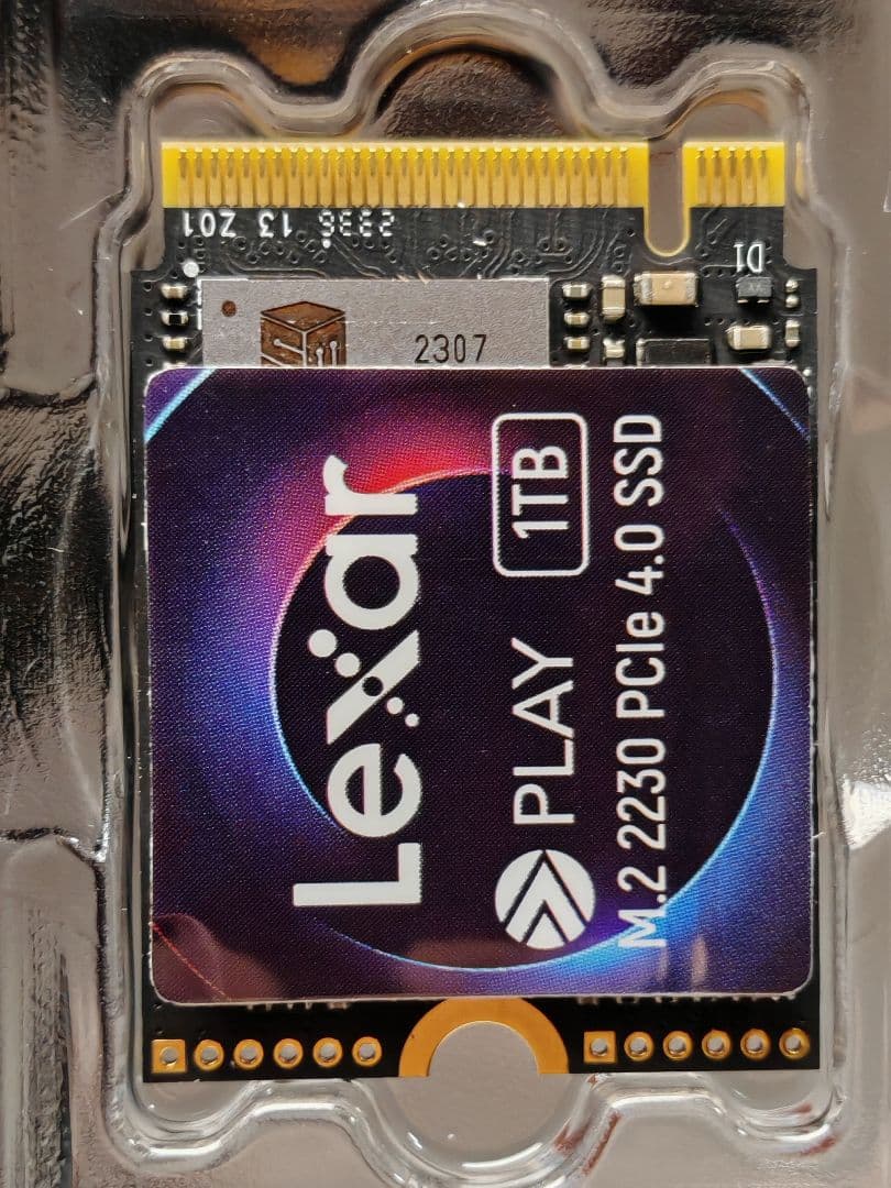 2個セット 1TB Gen4 M.2 2230 SSD Lexar PLAY