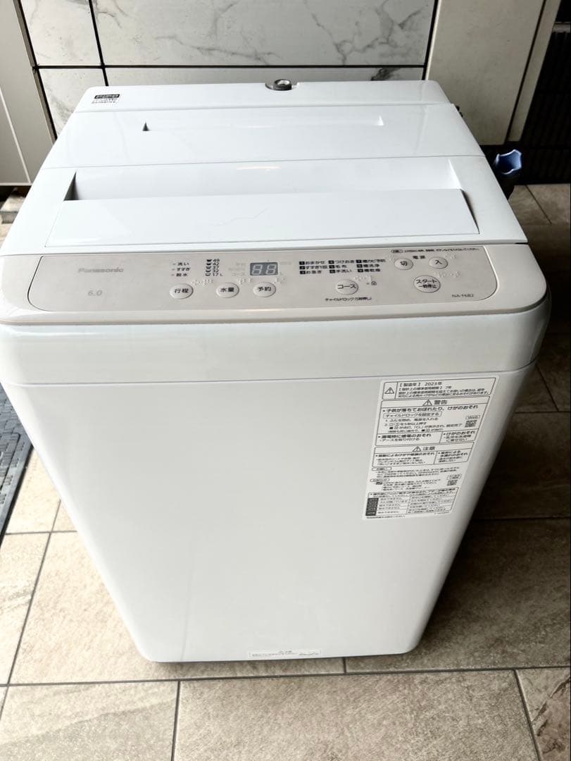 高年式★パナソニック　NA-F6B2 2023年製　6キロ　縦型洗濯機