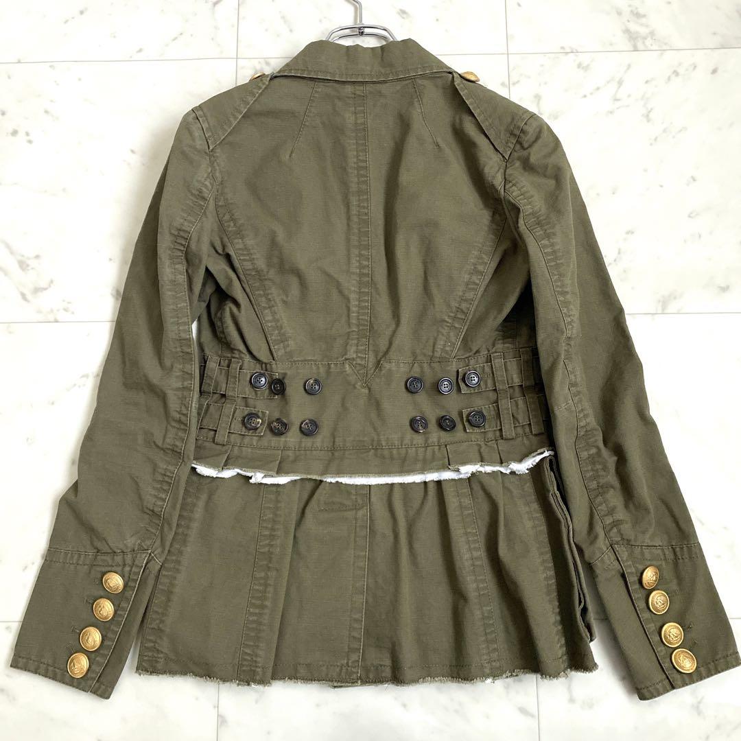 新品タグ付きDSQUARED2 ミリタリージャケット 金ボタン　イタリア製38