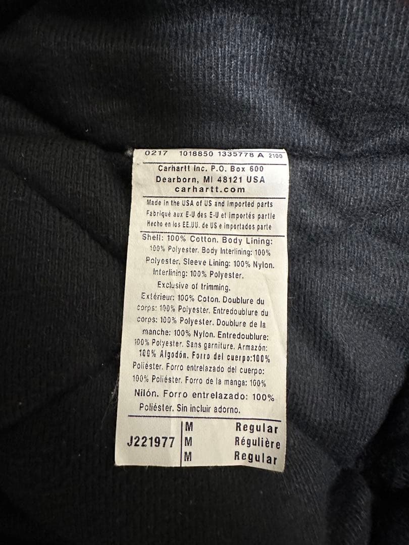 Carhartt カーハート リアルツリー アクティブジャケット Mサイズ