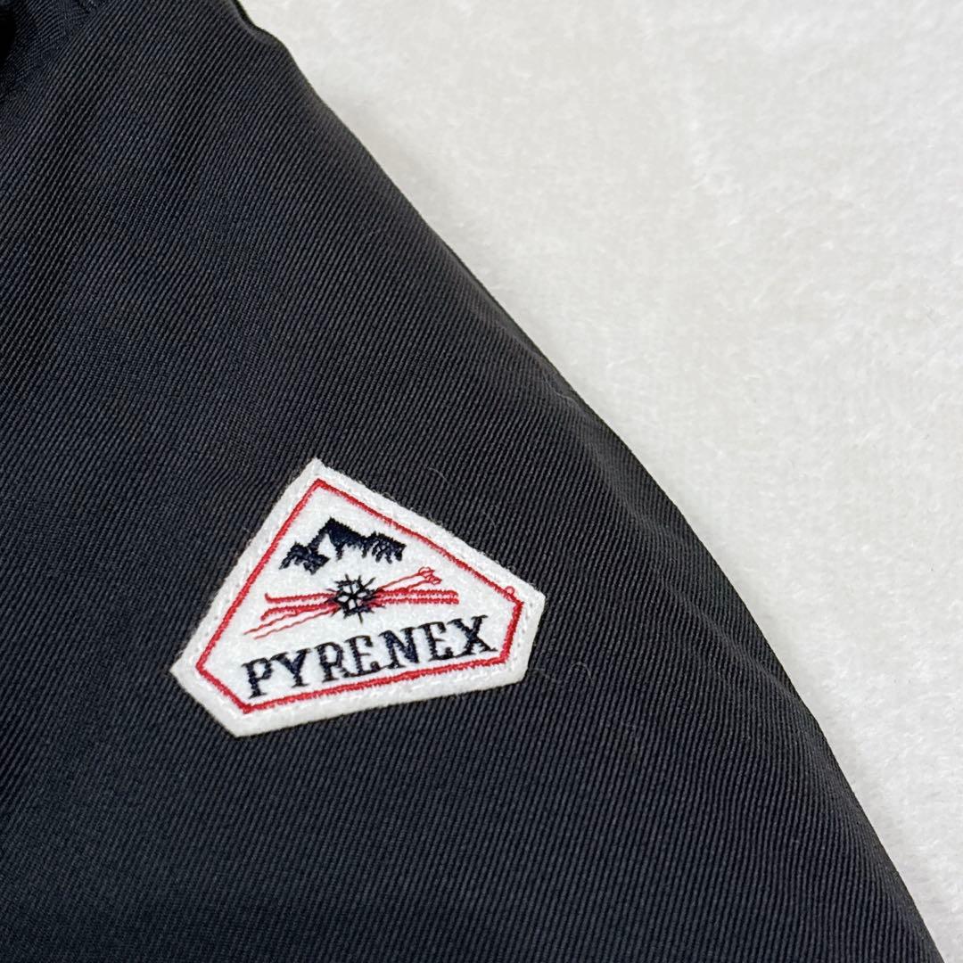 新品タグ付✨　ピレネックス　ダウンジャケット　ボルドー　XS ブラック　黒