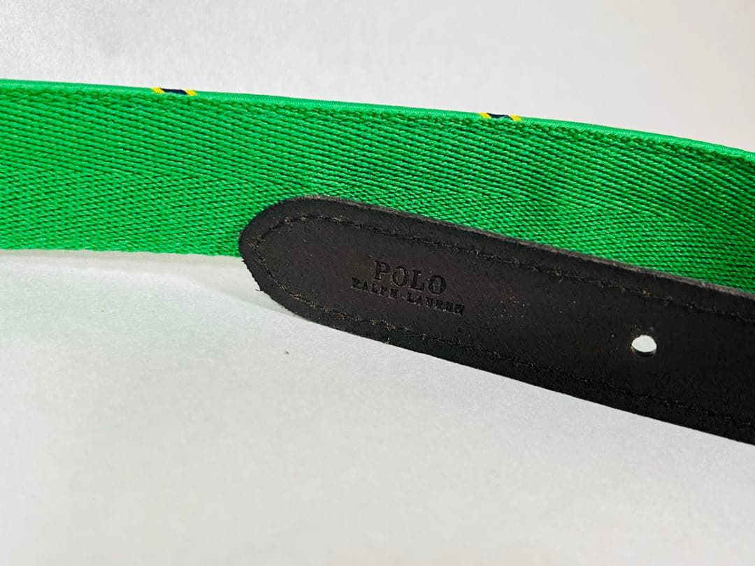 レア USA限定 日本未発売 クマ デザイン ポロ メンズ ベルト 96cm 2