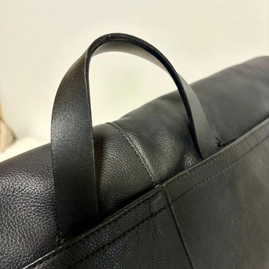 【美品】コーチ　トンプソンメッセンジャーバック70313 ブラック2way