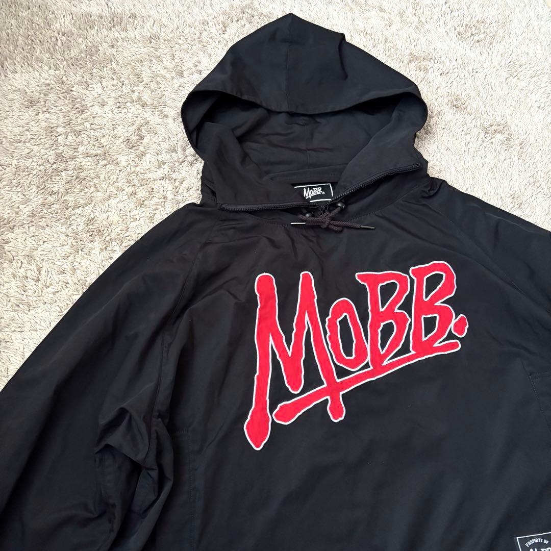 MOBB アノラックジャケット 21SS ブラック 刺繍ロゴ Lサイズ