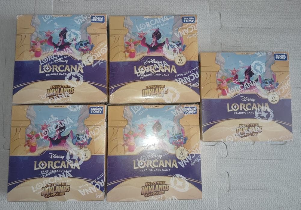 ディズニー ロルカナ インクランド探訪 5box　Disney Lorcana