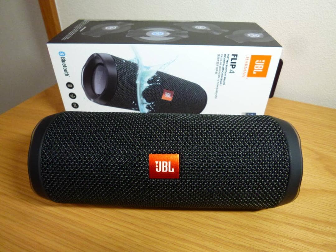 未使用に近 JBL FLIP4 スピーカー FLIPシリーズ最後のステレオモデル