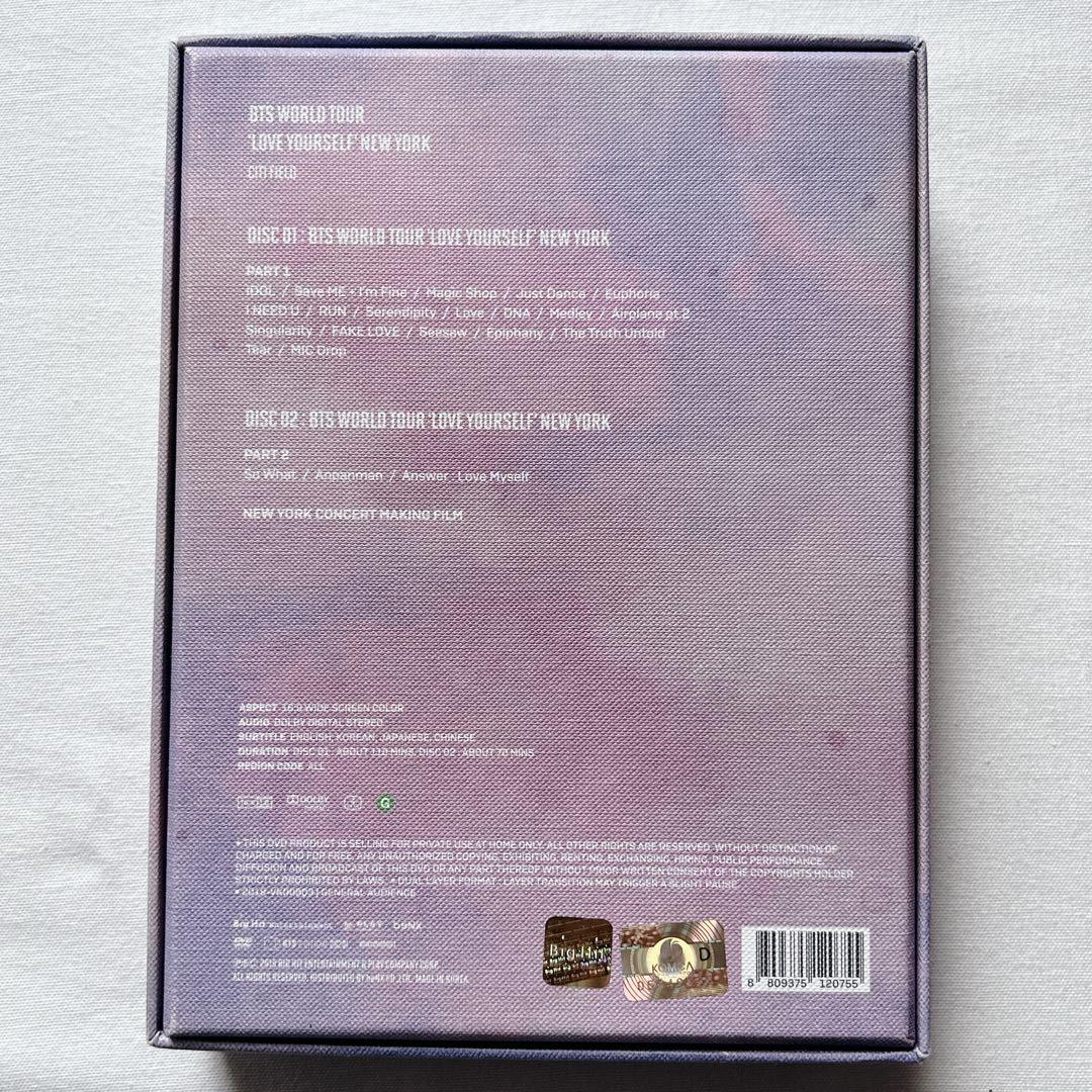 BTS LoveYourself / LYS NEWYORK DVD ジョングク