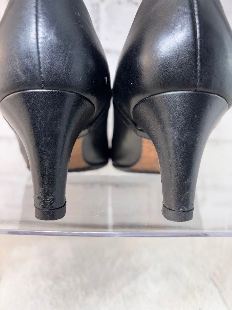 CHANEL ブラック ハイヒール　ココマーク35 1/2 （22.5㎝）