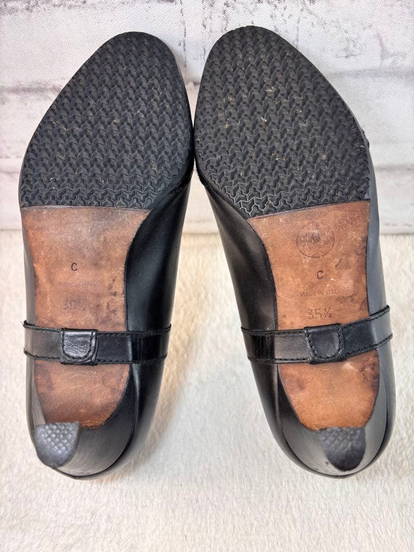 CHANEL ブラック ハイヒール　ココマーク35 1/2 （22.5㎝）