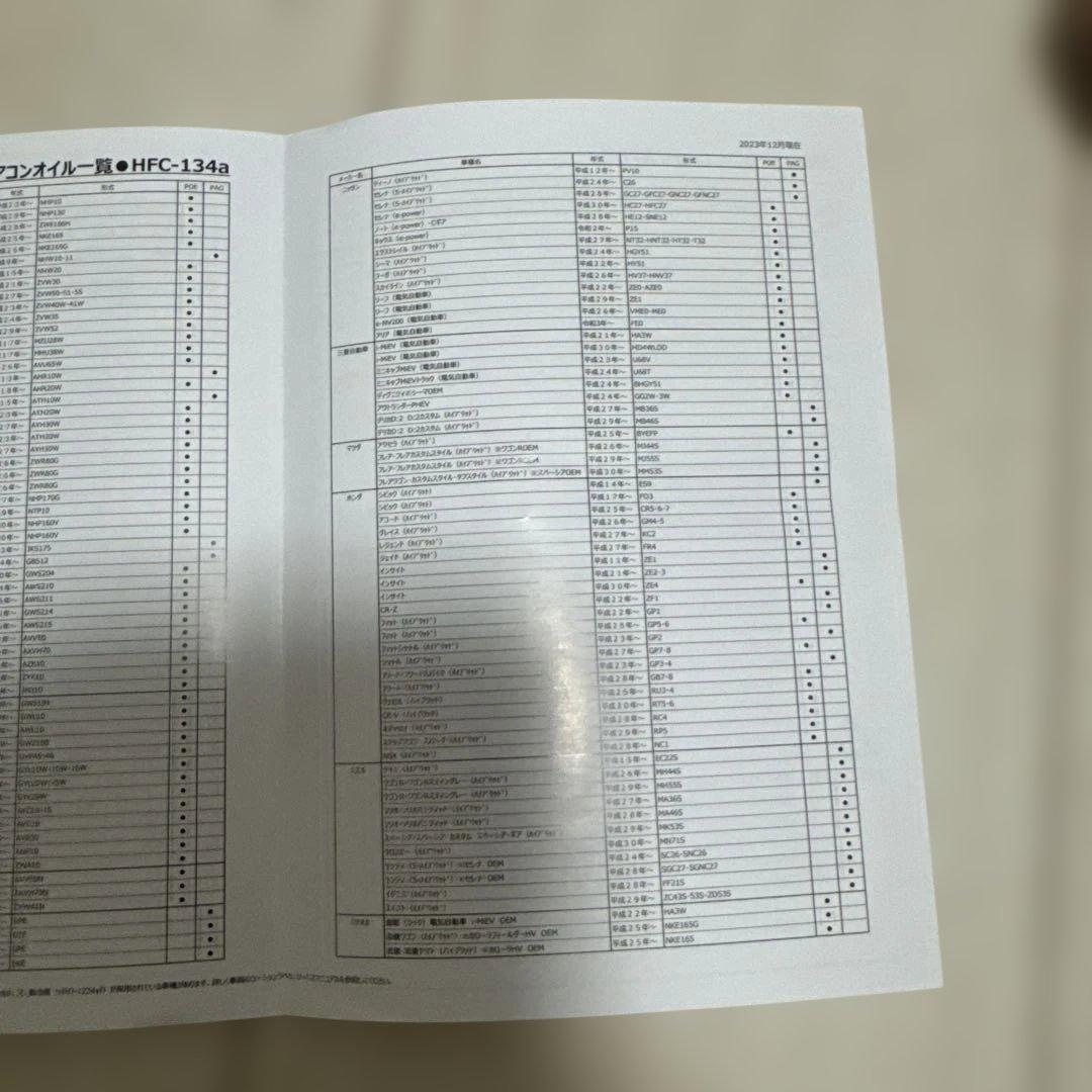 エアコンオイル