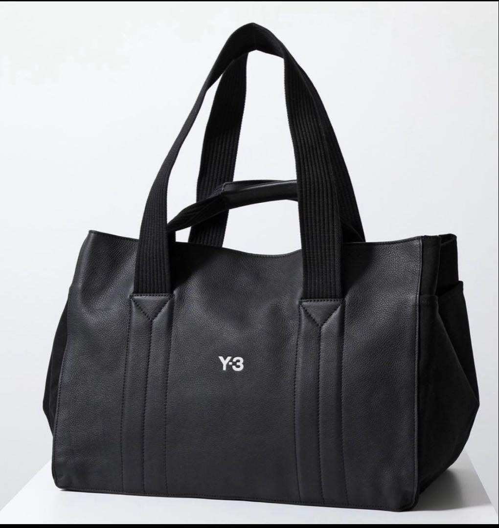 即完品　Y-3 ワイスリー レザートートバッグ LUX BAG