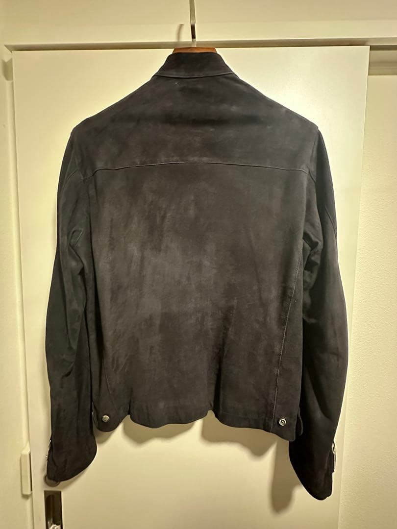 美 CINQUANTA H502 ゴートスエード シングルライダース 黒