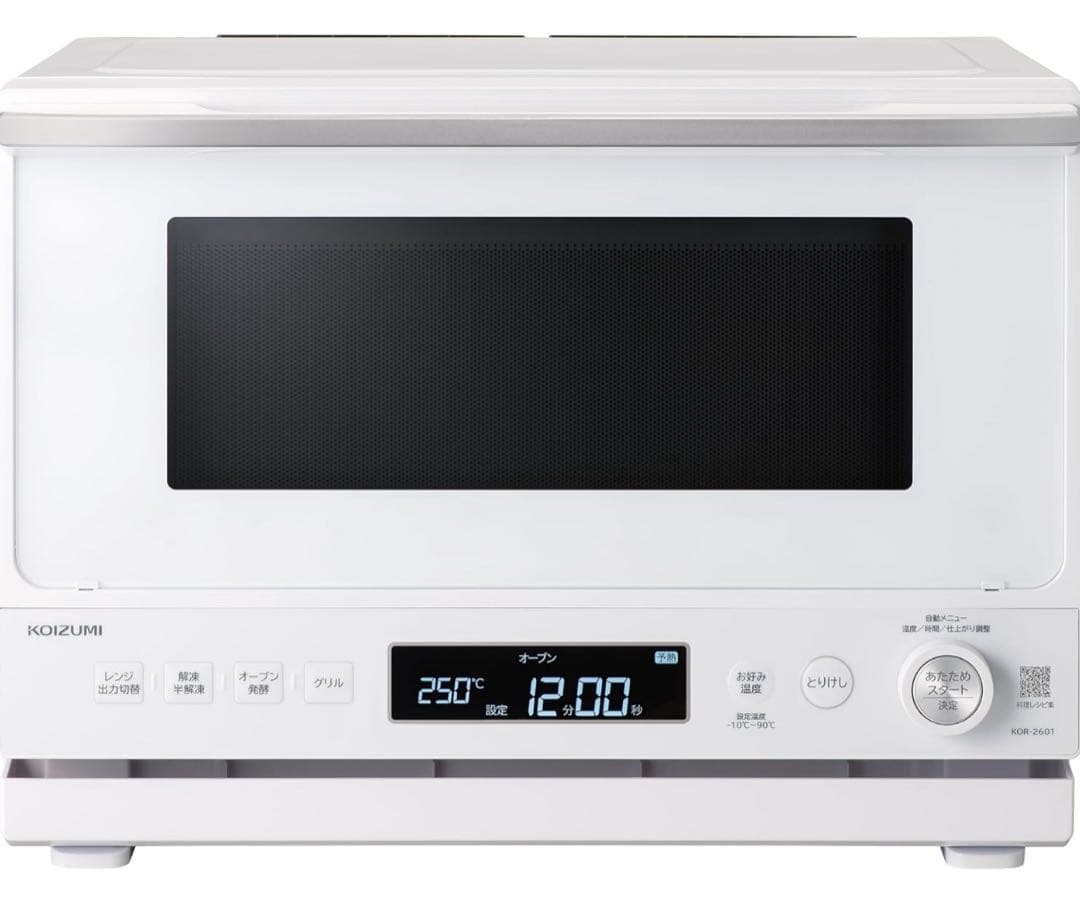 コイズミ 電子オーブンレンジ　ホワイト