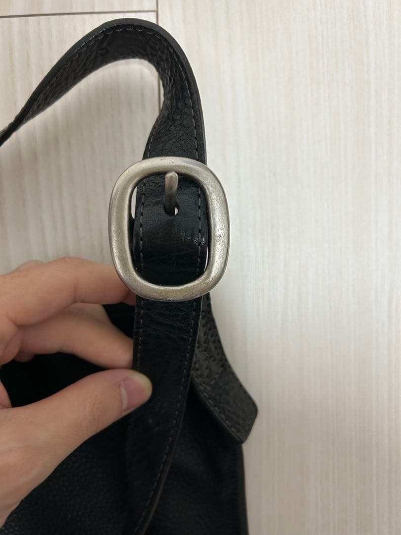 Hender scheme one side belt bag small 黒