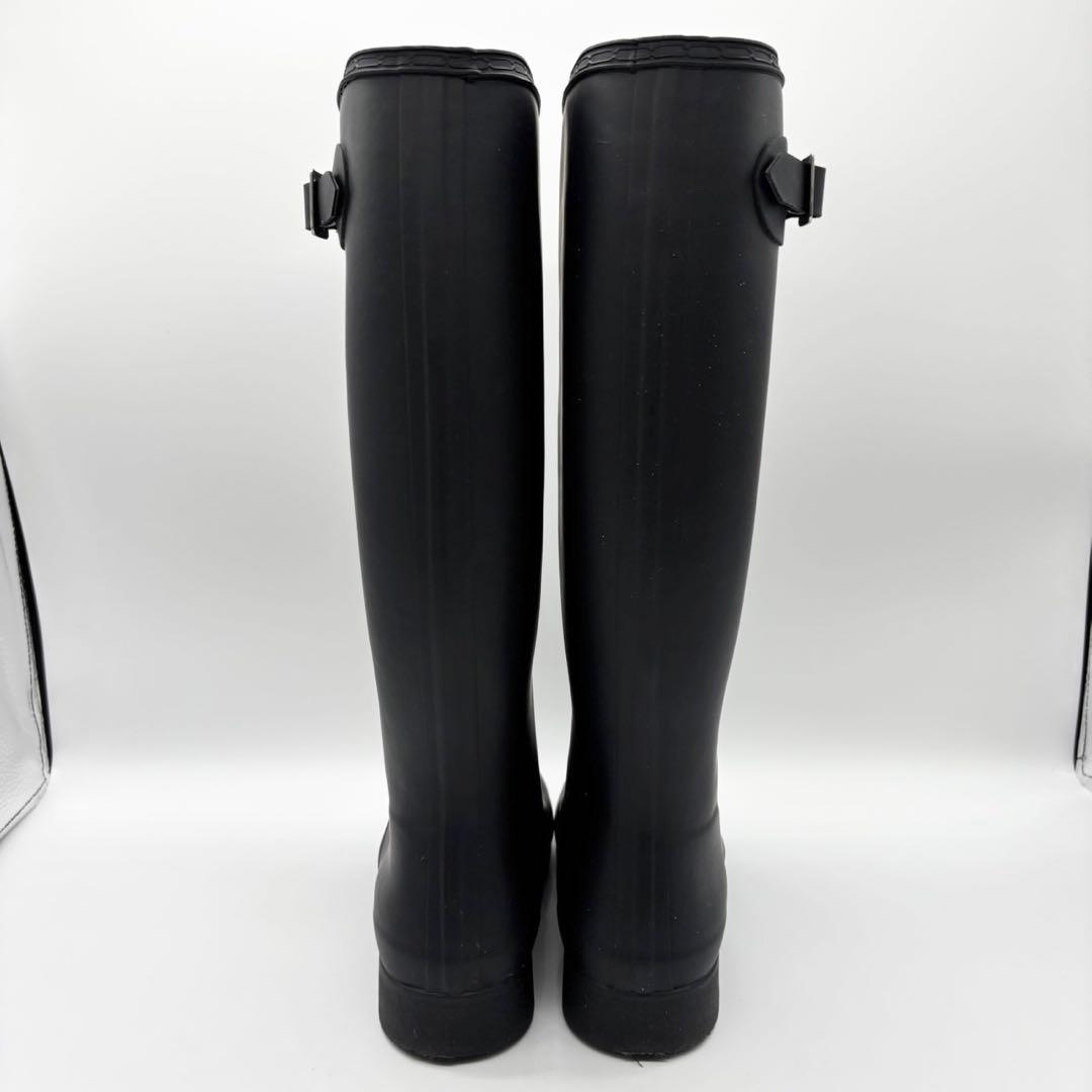 極美品 25.0cm HUNTER ハンター レインブーツ 長靴