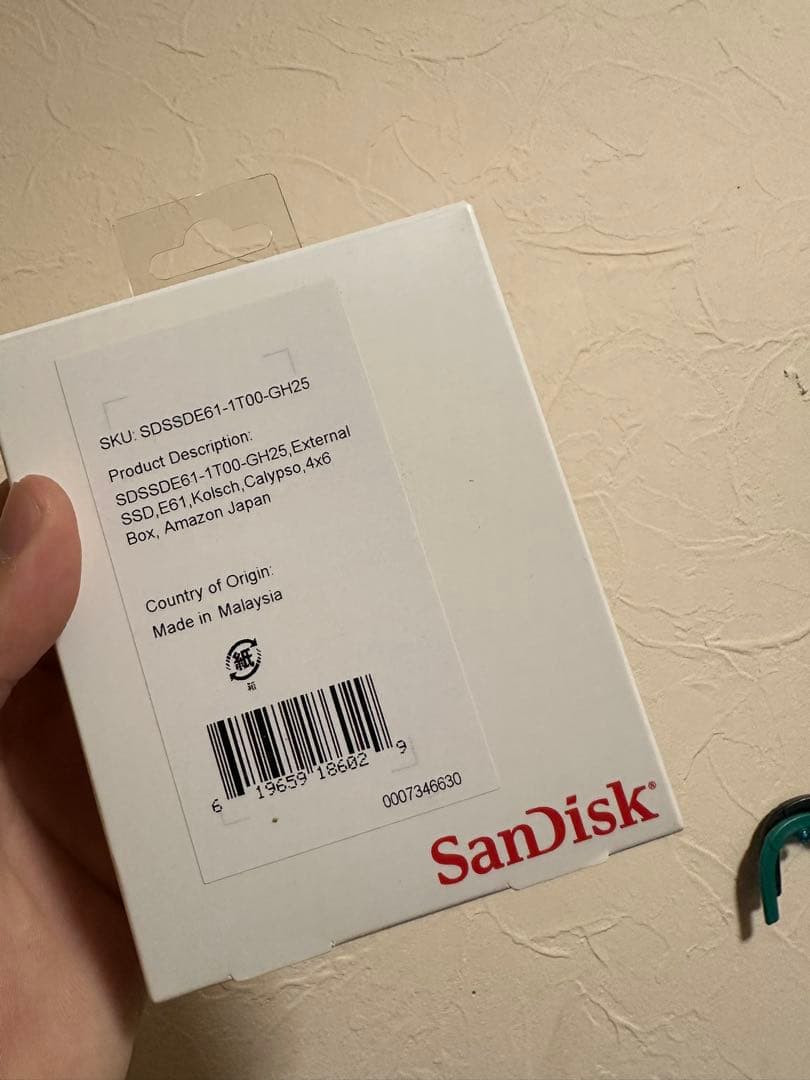 SanDisk 1TB 外付けSSD SDSSDE61-1T00-G25