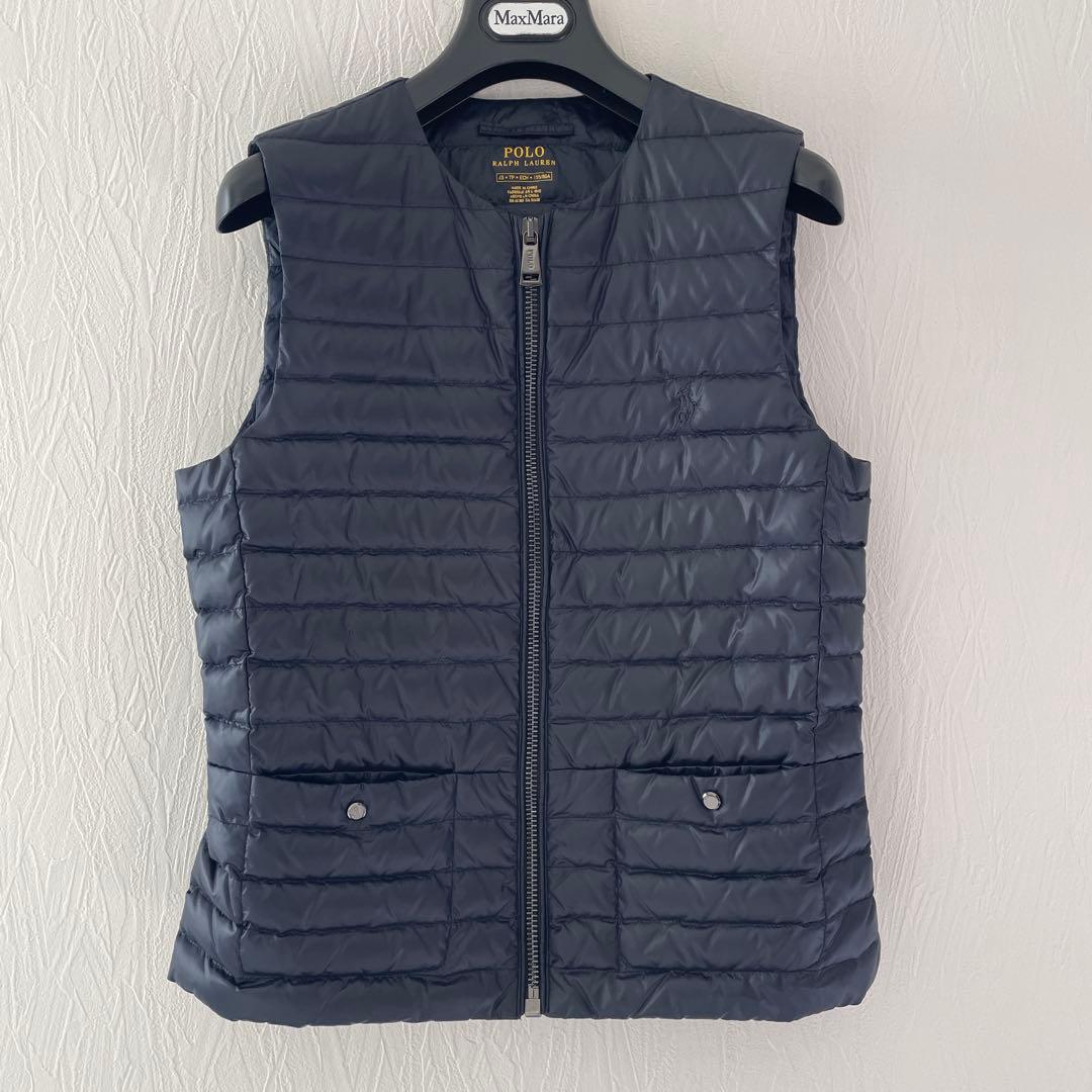 Polo Ralph Lauren ネイビー ダウンベスト S 美品