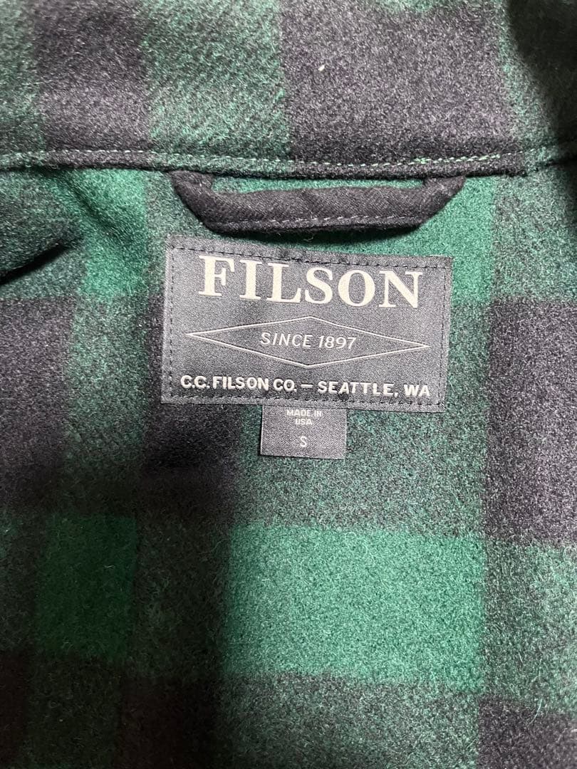 FILSON ウールジャケット バッファローチェック グリーン USA製試着のみ