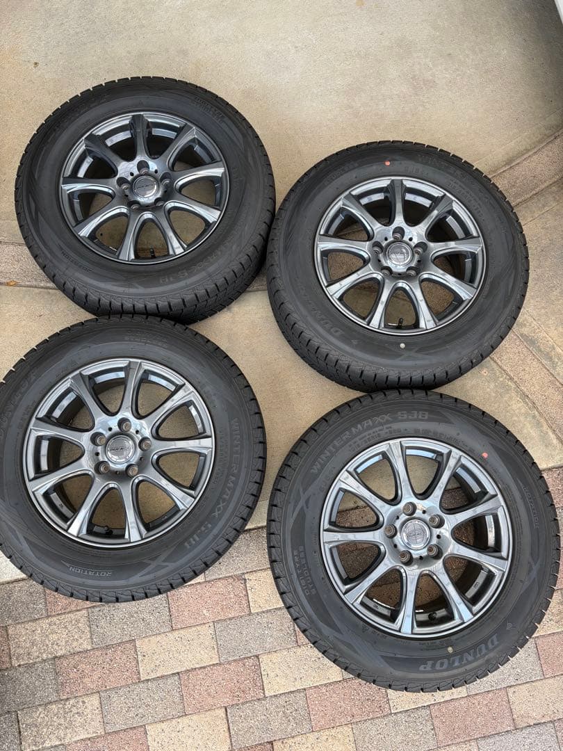 ダンロップ ウィンターマックス SJ8 16インチ ホイールセット