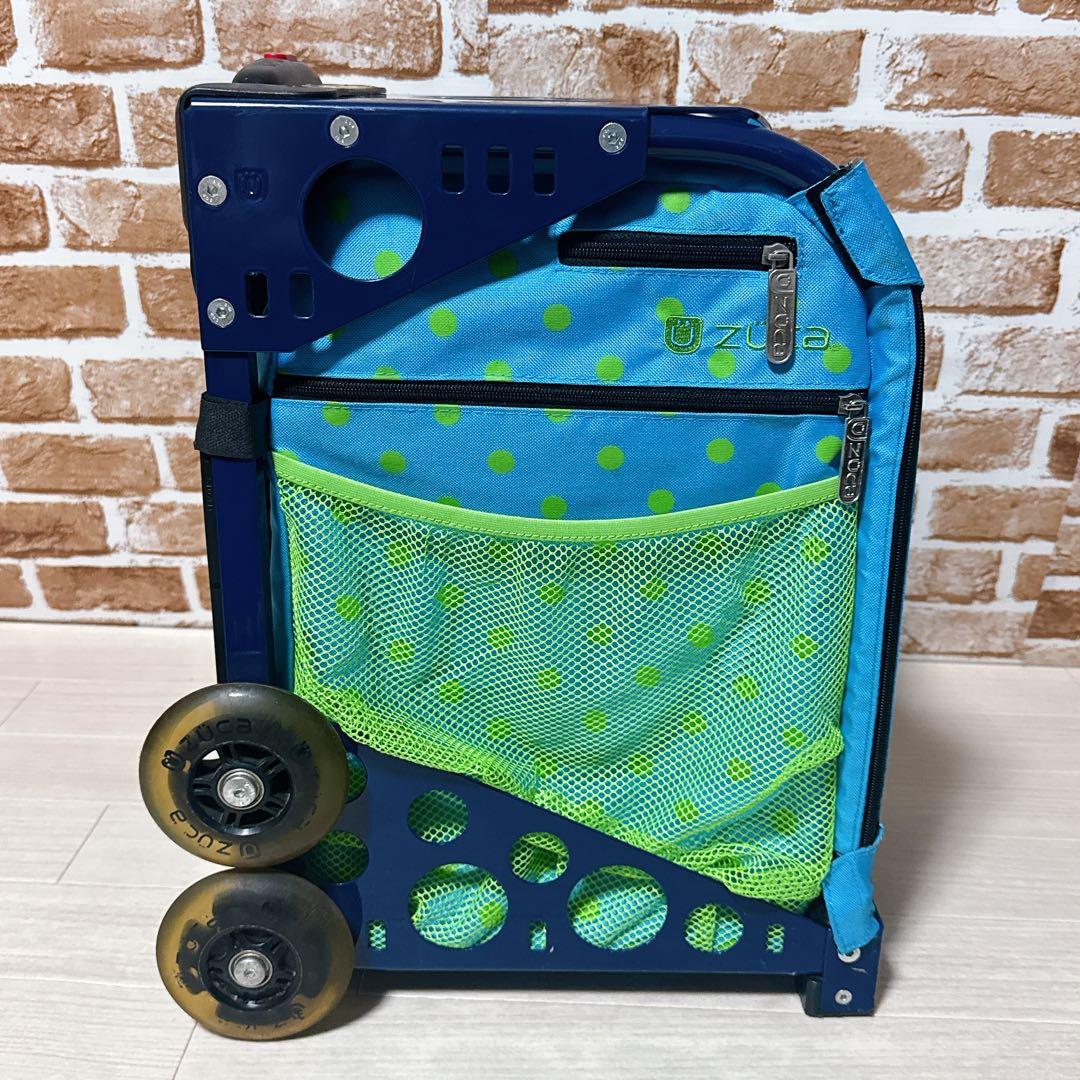 ZUCA トラベルキャリーバッグ 座れる 黒　青　ブルー　ズーカ