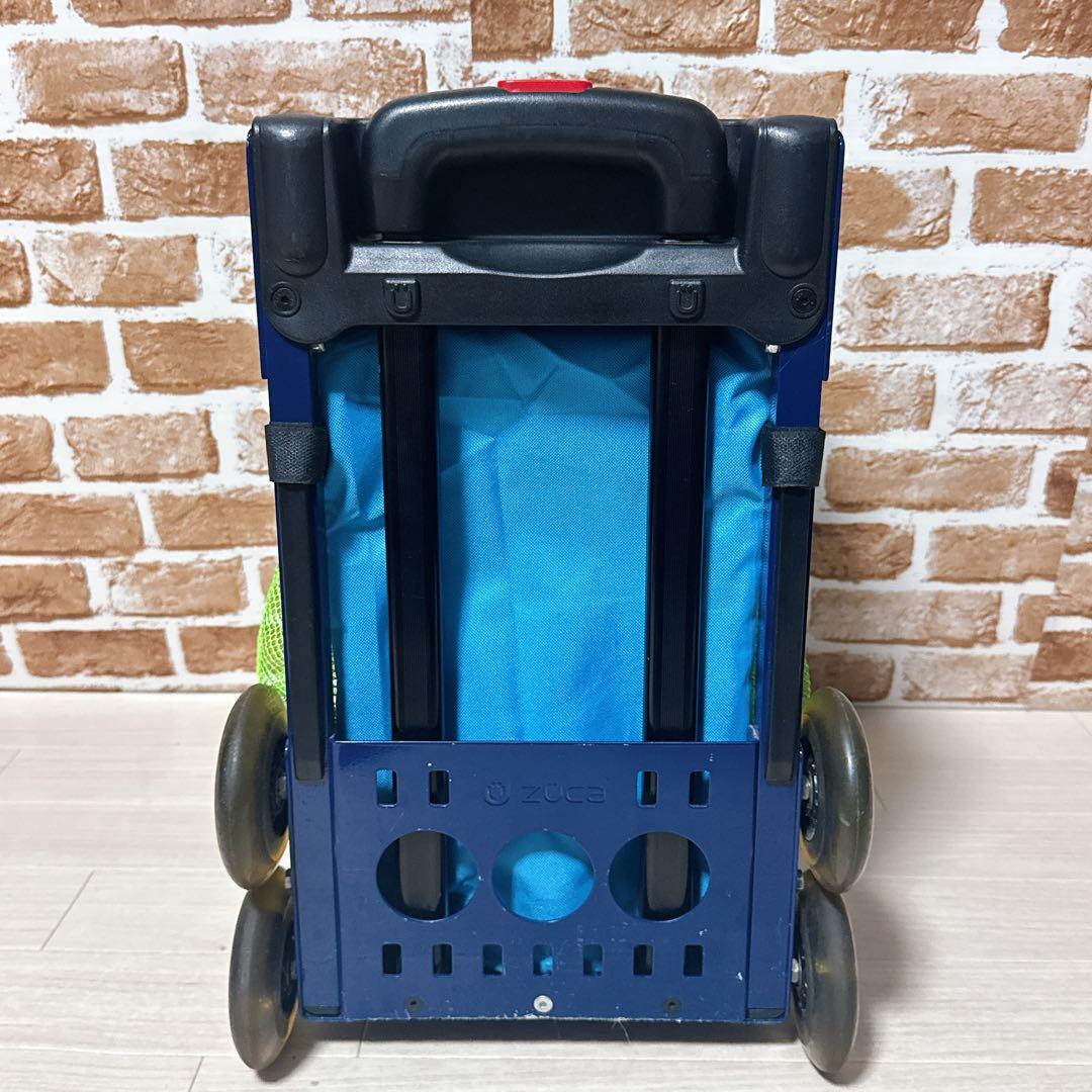 ZUCA トラベルキャリーバッグ 座れる 黒　青　ブルー　ズーカ