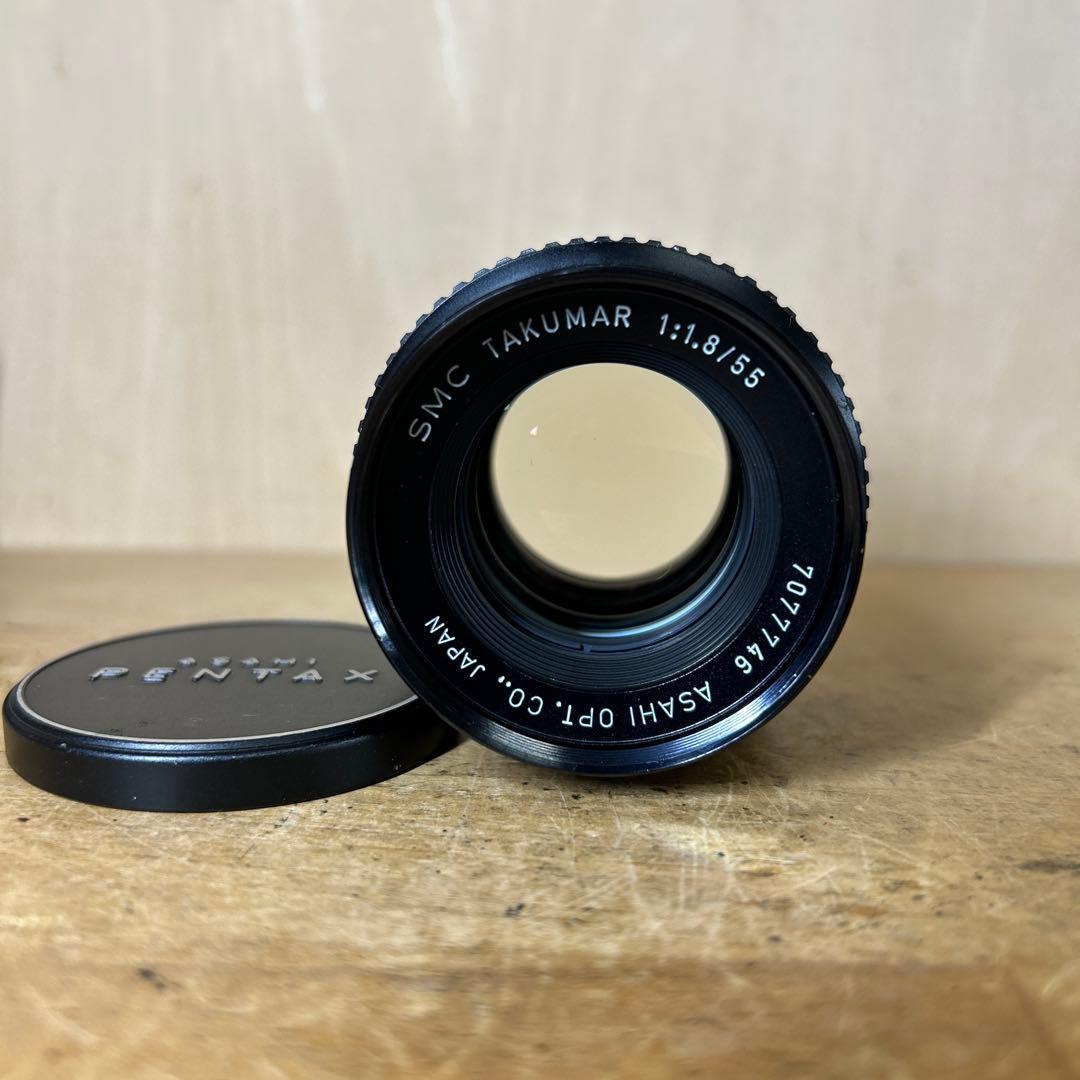Pentax SPF +SMC Takumar 55 f1.8 完動極美品