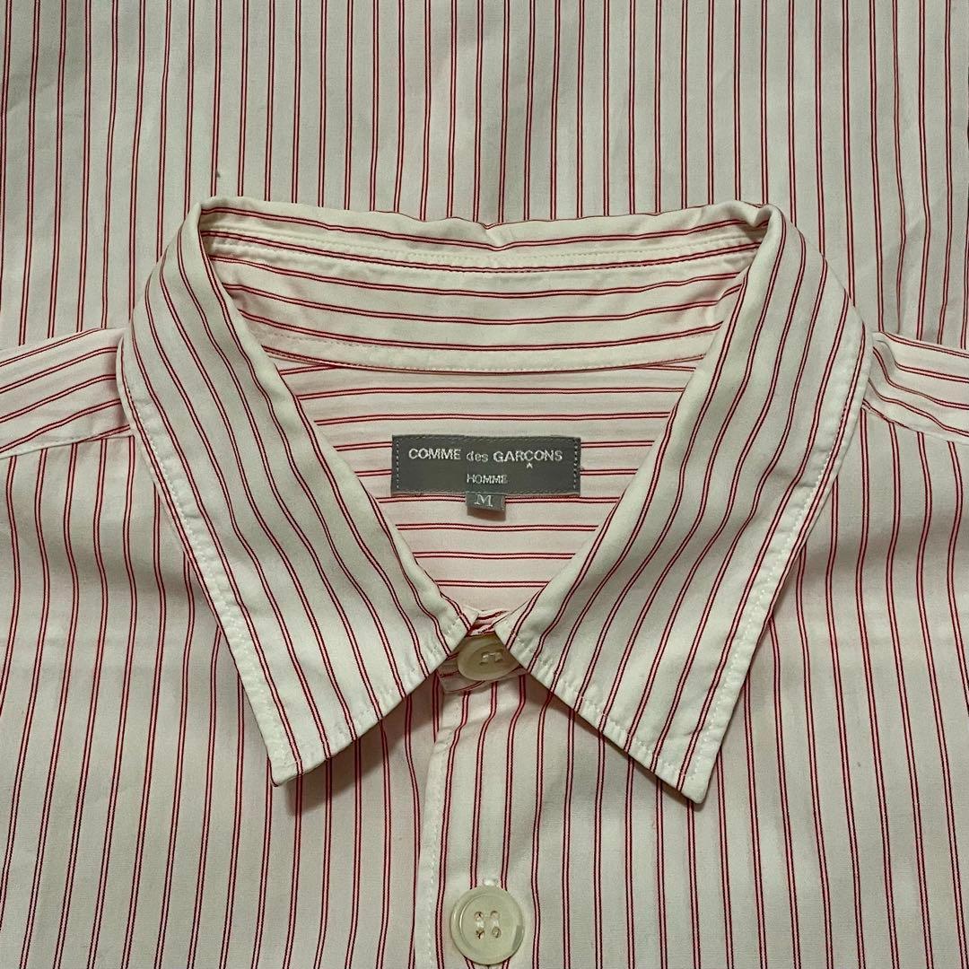00年代　コムデギャルソンオム　ストライプ　シャツ　田中オム