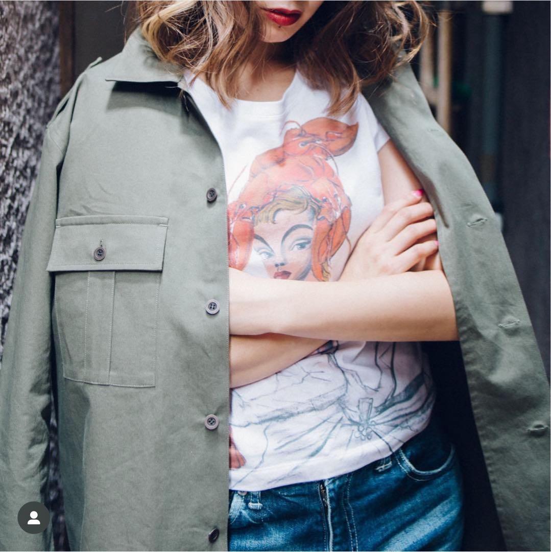 「ＫOOさま専用」金子國義×リサメロディー⭐︎ワークシャツジャケットリサメロディ