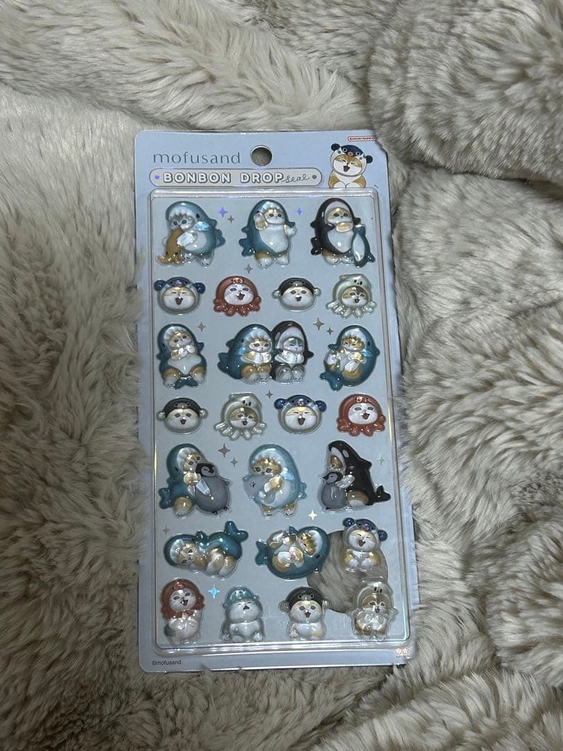 ま*ま様 ボンボンドロップシール mofusand 正規品