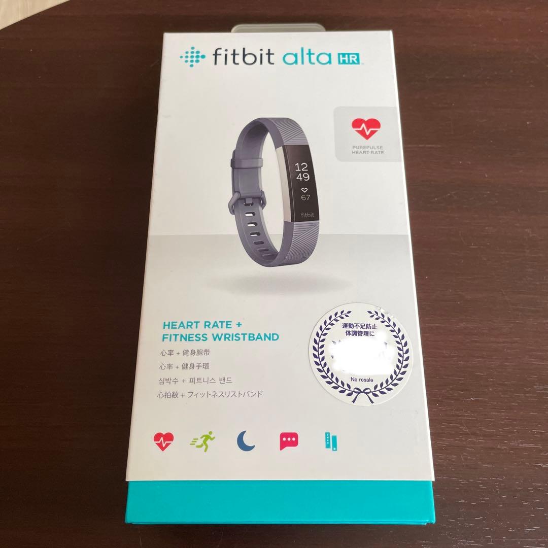 ⭐︎Fitbit alta hr ⭐︎ ブルーグレー　L