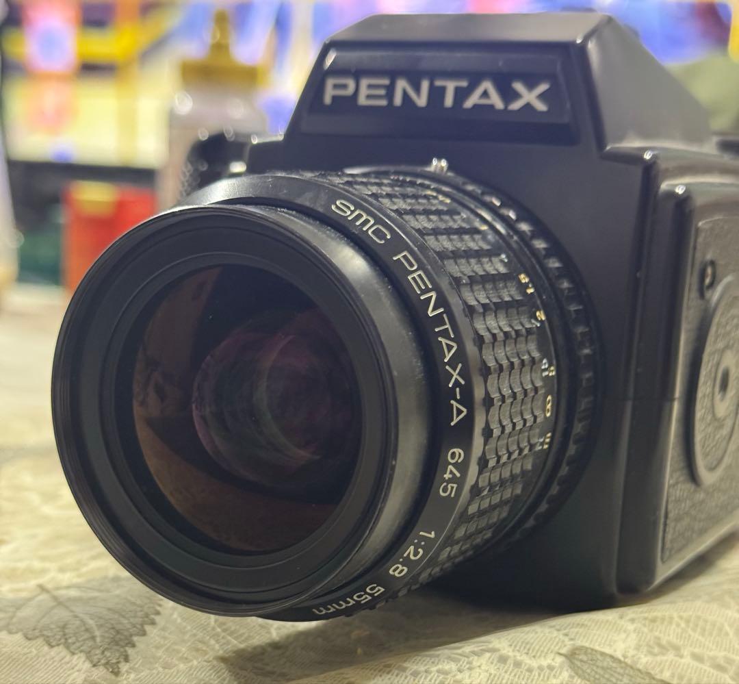 SMC PENTAX A 645 ペンタックス 55mm f2.8 + おまけ