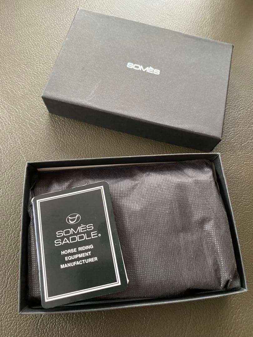 SOMES SADDLE ソメスサドル　コードバン　名刺入れ　ダークブラウン