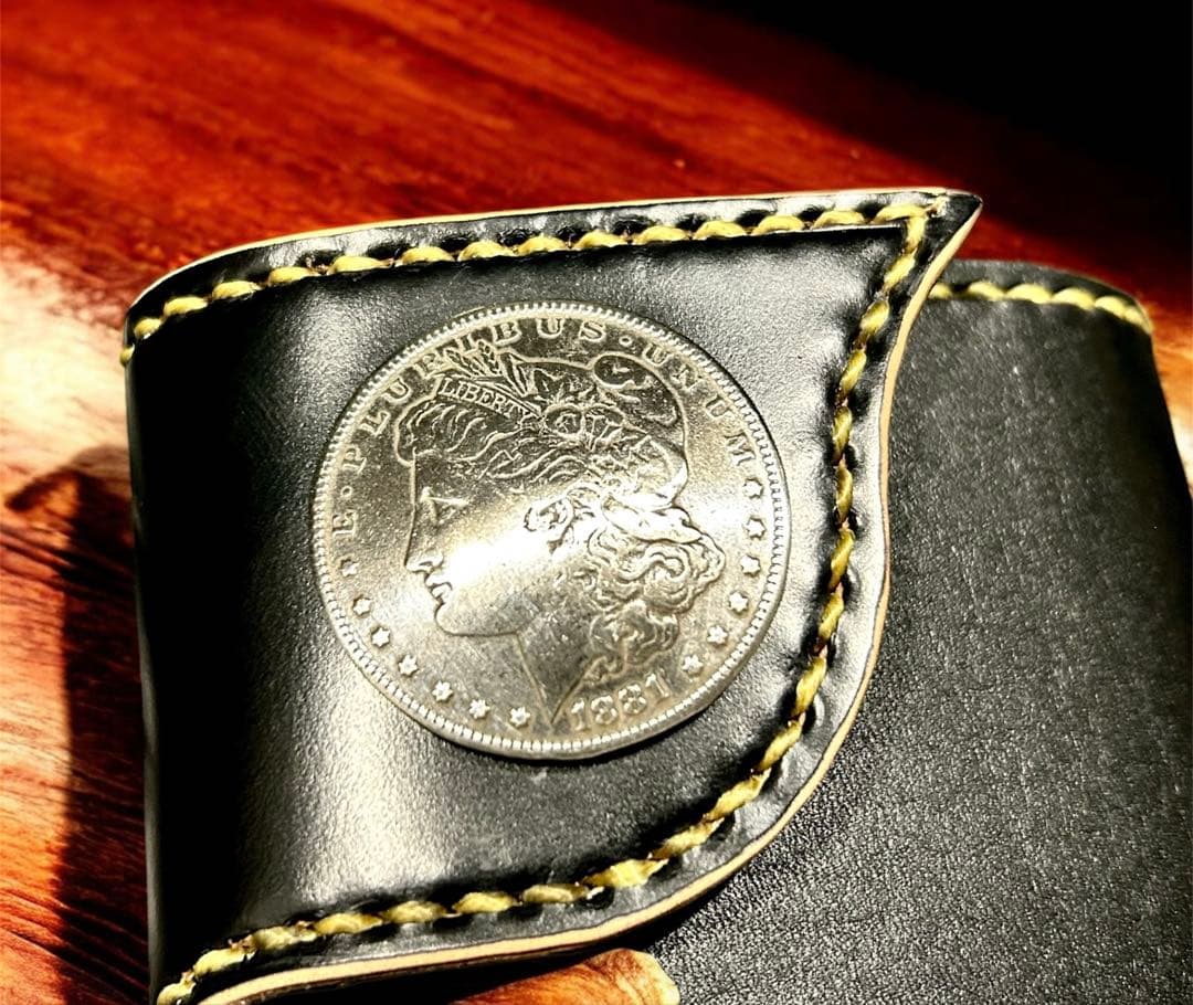 ナ*2様 Gravy Leather コードバン ロングウォレット フラットヘッ