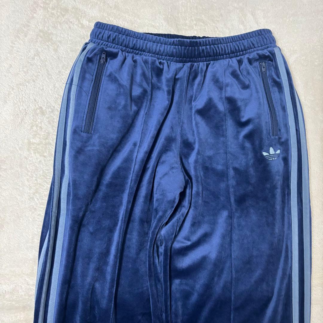 Sサイズ　ベッケンバウアー　ネイビー　トラックパンツベロア　アディダス
