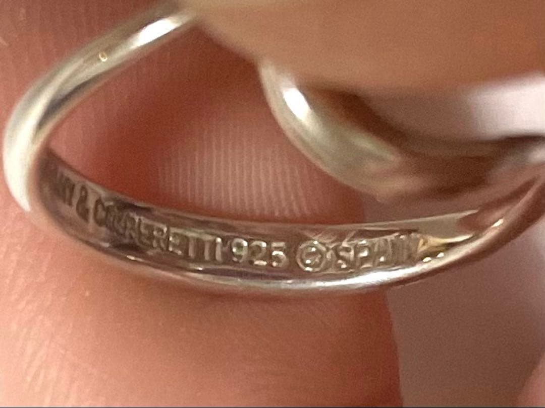 TIFFANY&Co. シルバー925 リング 2点セット ウェーブ