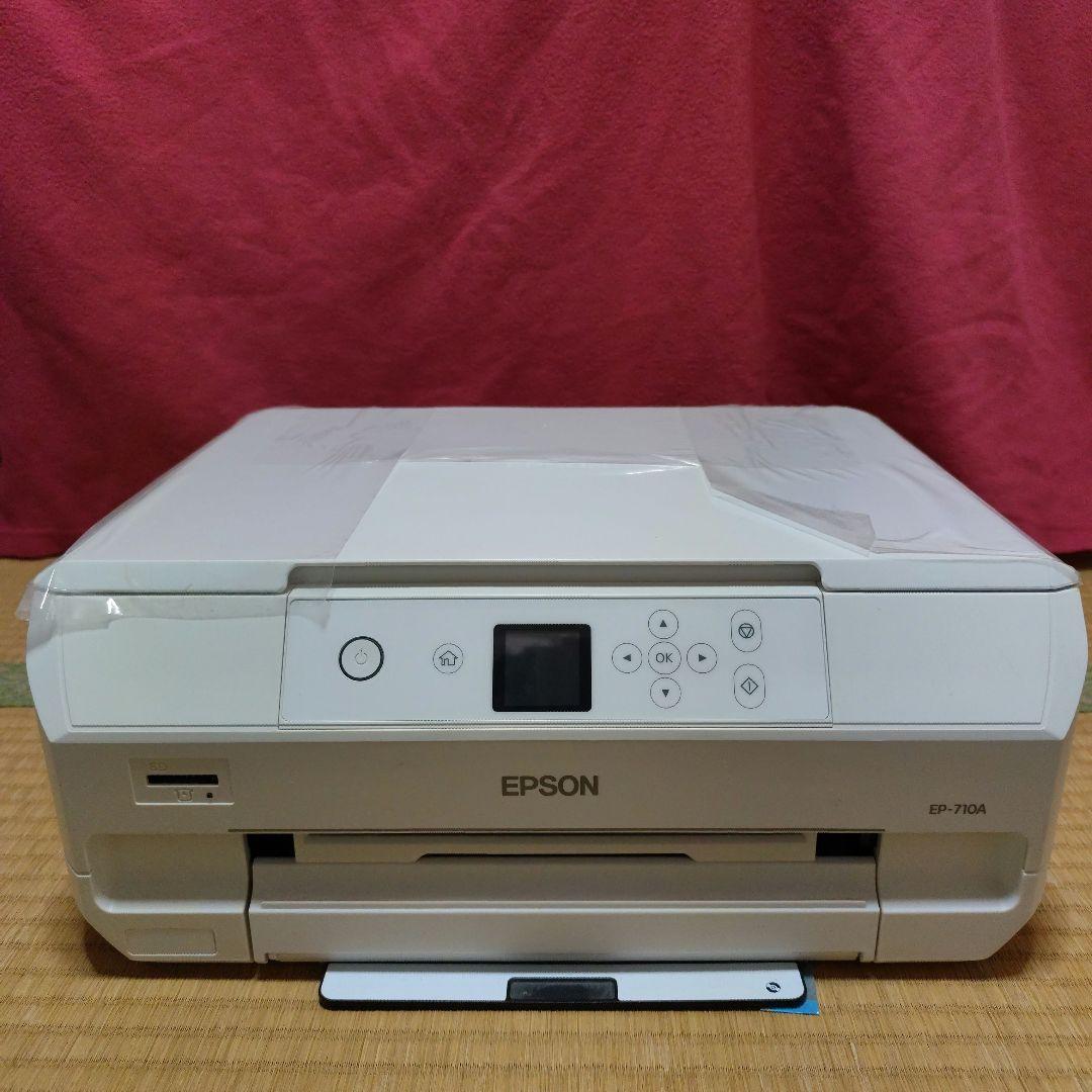 EP-710A ホワイト インクジェットプリンター（複合機） ジャンク品