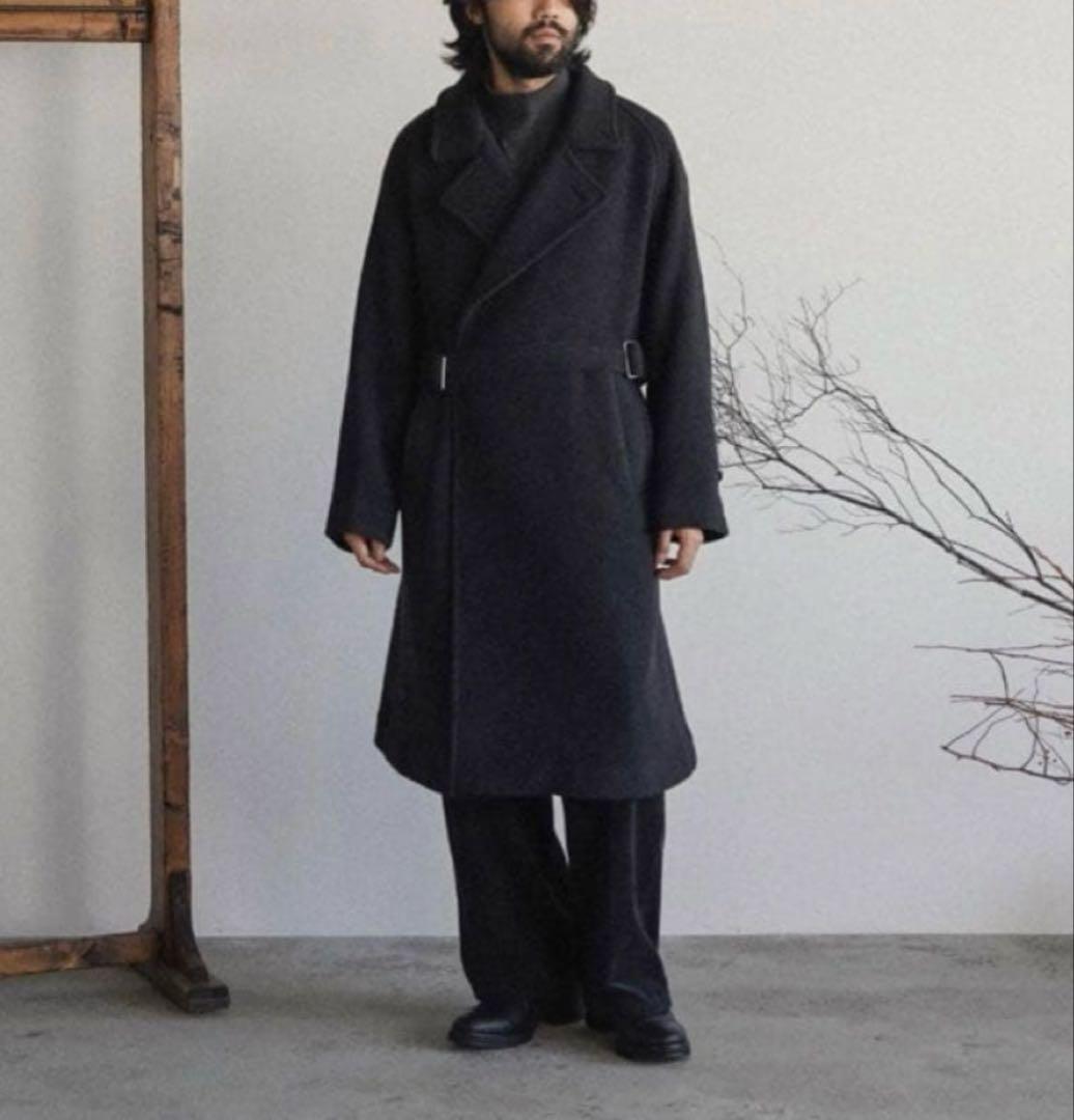 た*】様 shiun TIELOCKEN MELTON COAT Sサイズ