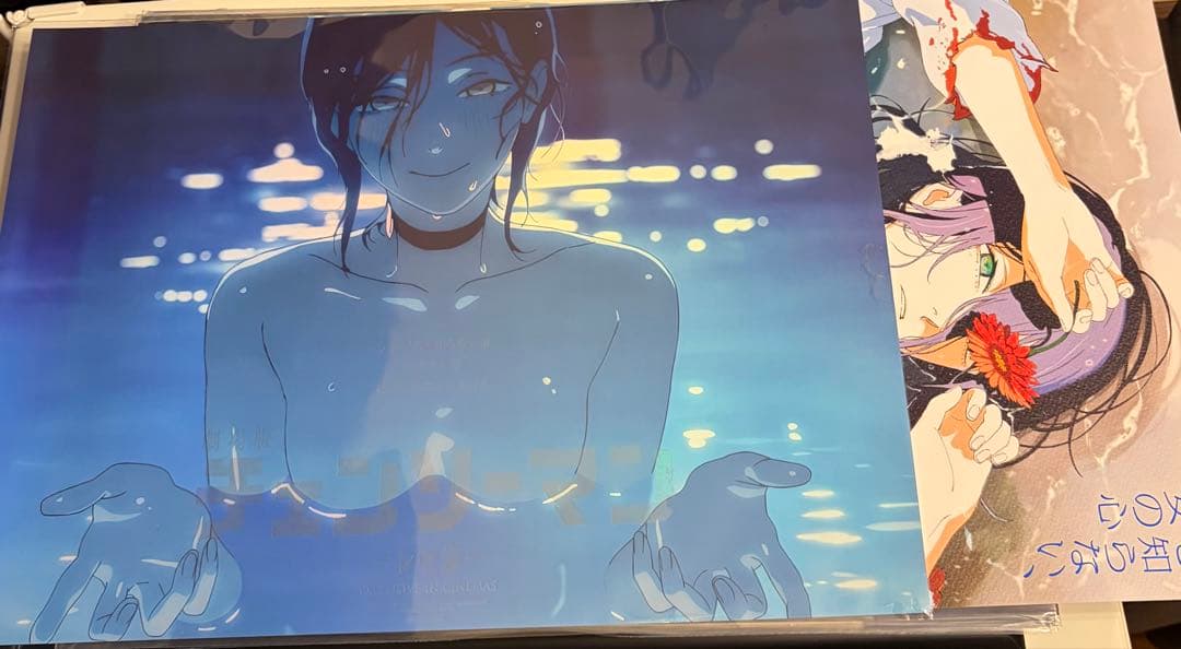 チェンソーマン レゼ アートグラフィ2枚 A3 韓国 MEGABOX 特殊加工