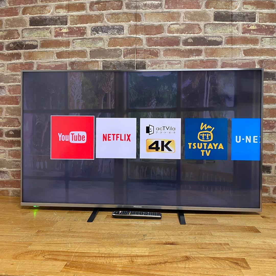 ハイセンス 50V型 4K液晶テレビ 50A6500 スマートテレビ 動画アプリ