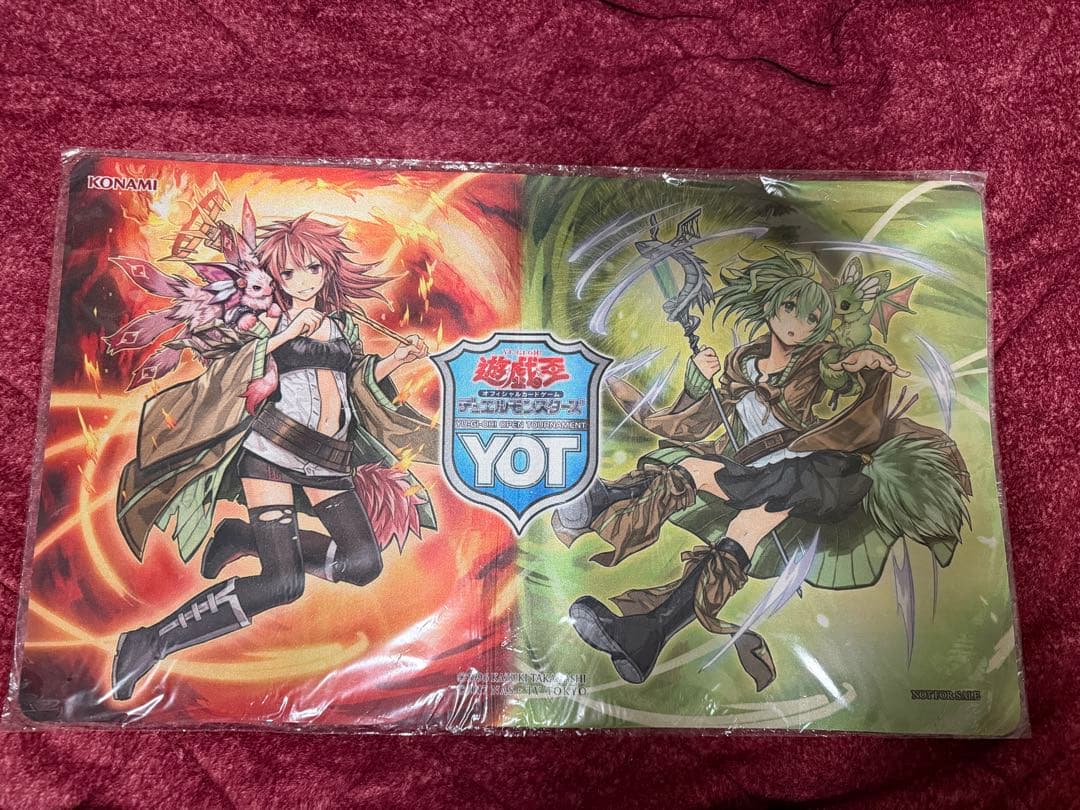 遊戯王 プレイマット アジア YOT 霊使い ヒータ ウィン プレイマット　24