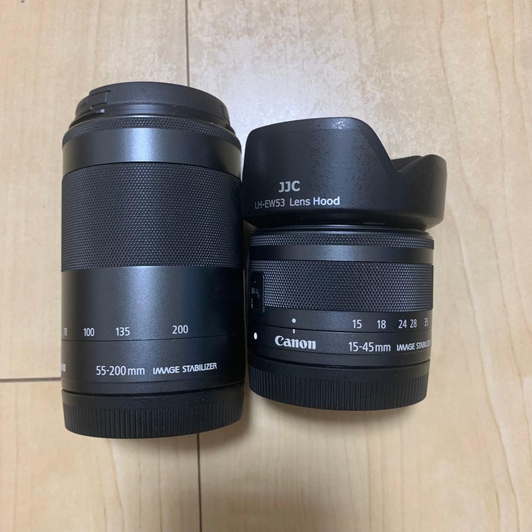 Canon EOS Kiss m ダブルズームレンズキット　付属品まとめ売り