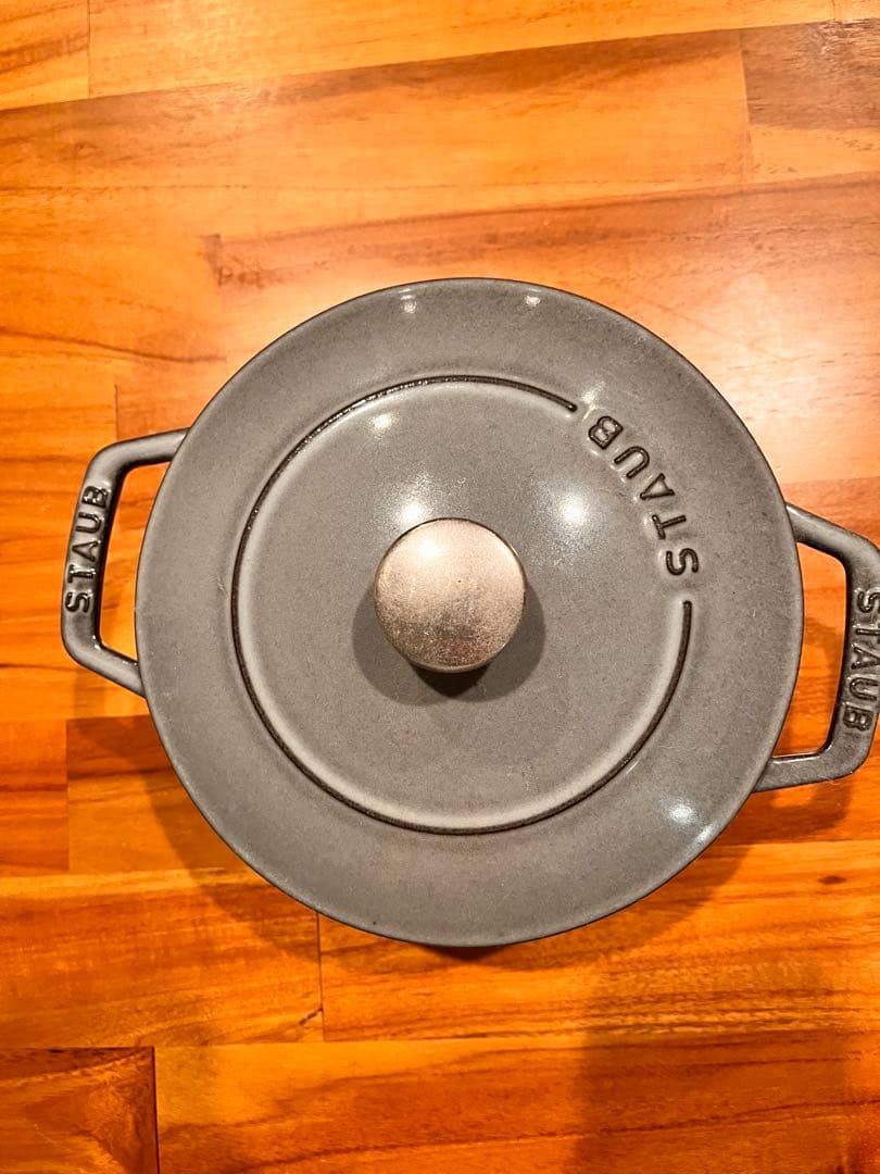 STAUB 鋳鉄製 両手鍋 18cm グレー