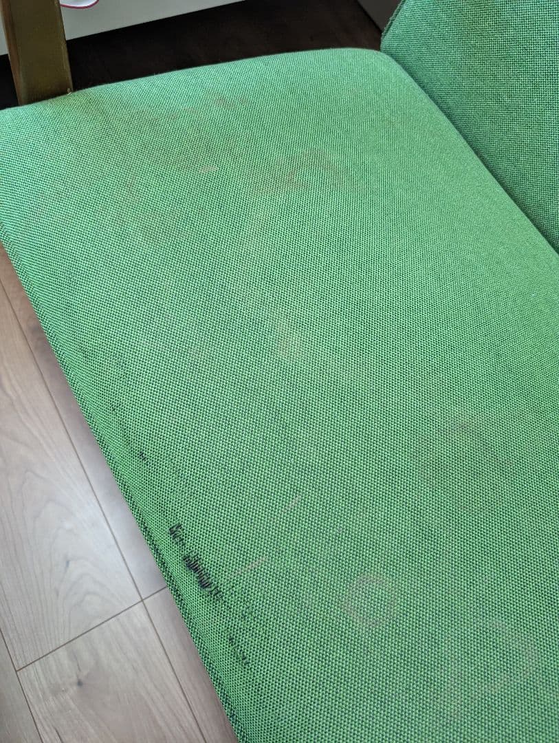 【louis】カリモク60 Kチェア 2シーター タープグリーン