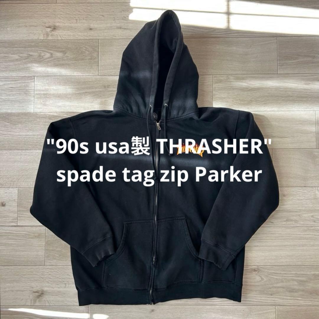 SALE✨90s~00s usa製 THRASHER spade tag
