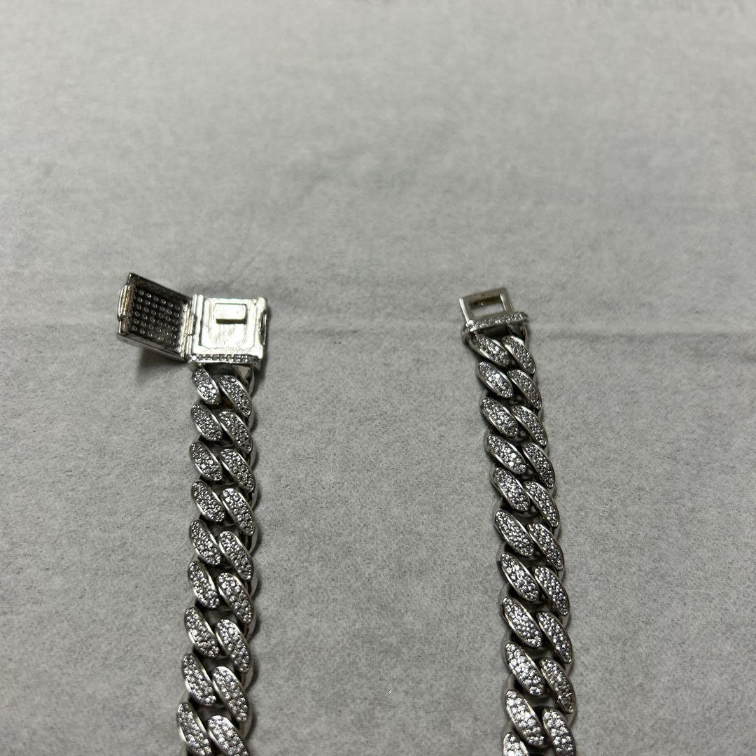 AVALANCHE マイアミチェーン ブレスレット 幅10mm 長さ20cm