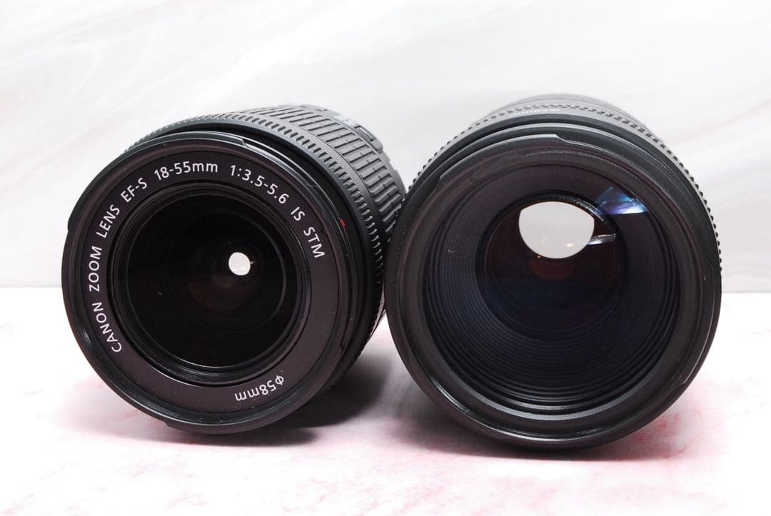 高画質✨Canon Kiss X7✨Wレンズセット✨超望遠&標準レンズ