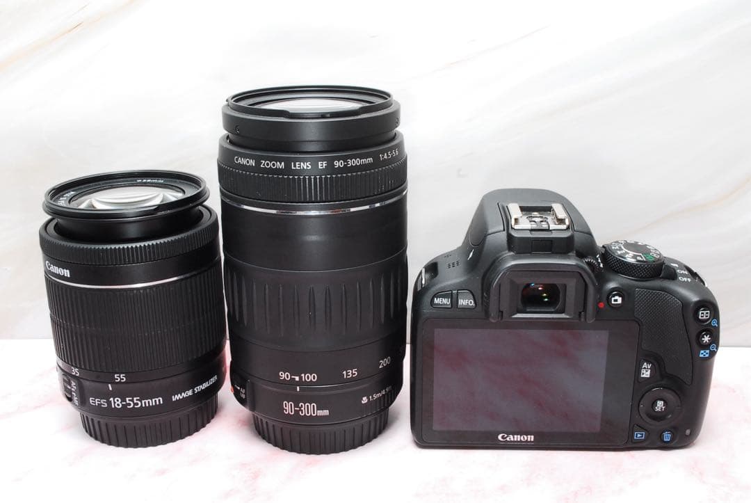 高画質✨Canon Kiss X7✨Wレンズセット✨超望遠&標準レンズ