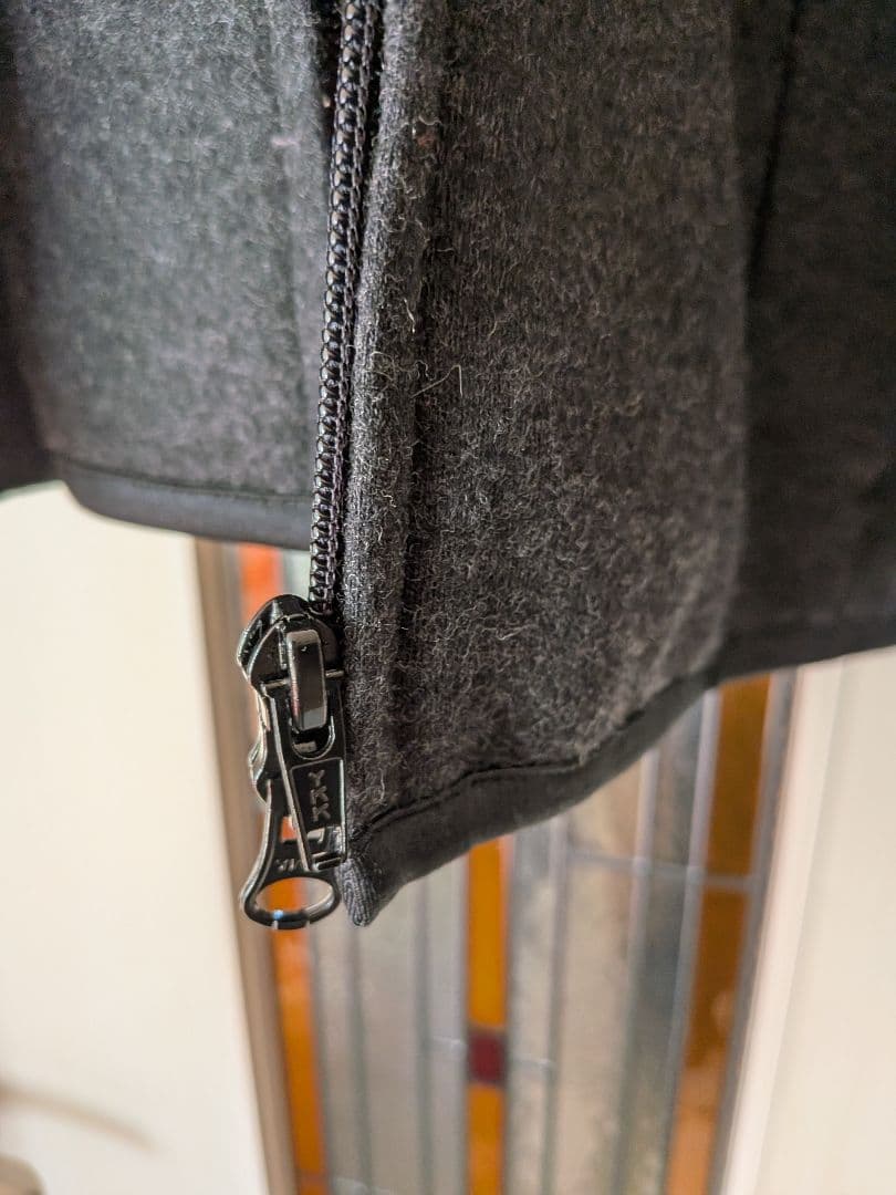 TSUMORI CHISATO ダークグレー ジャケットセーラ衿裏地綿